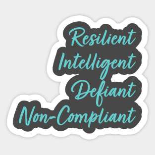 Resilient Sticker